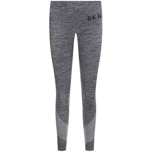 DKNY Sport Legginsy DP8P1765 Szary Slim Fit ze sklepu MODIVO w kategorii Spodnie damskie - zdjęcie 182606294