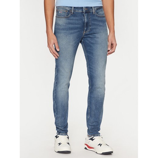 Tommy Jeans Jeansy Simon DM0DM20548 Niebieski Skinny Fit ze sklepu MODIVO w kategorii Jeansy męskie - zdjęcie 182606351