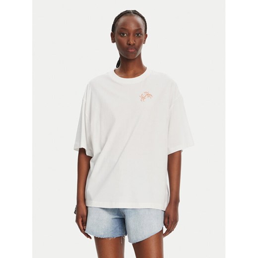 BOSS T-Shirt C_Eboyfriend_4 50540441 Biały Oversize ze sklepu MODIVO w kategorii Bluzki damskie - zdjęcie 182606363