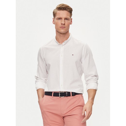 Tommy Hilfiger Koszula MW0MW34650 Biały Slim Fit ze sklepu MODIVO w kategorii Koszule męskie - zdjęcie 182606571
