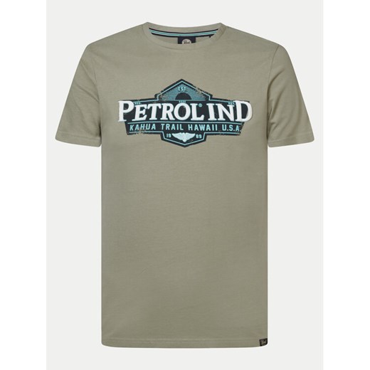 Petrol Industries T-Shirt M-1040-TSR602 Zielony Regular Fit ze sklepu MODIVO w kategorii T-shirty męskie - zdjęcie 182606611