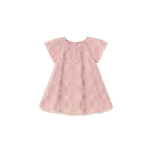 Mayoral Sukienka elegancka 1982 Różowy Regular Fit ze sklepu MODIVO w kategorii Sukienki niemowlęce - zdjęcie 182606672