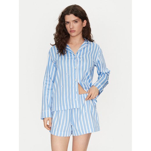 LAUREN RALPH LAUREN Piżama ILN12400 Niebieski Regular Fit ze sklepu MODIVO w kategorii Piżamy damskie - zdjęcie 182606701