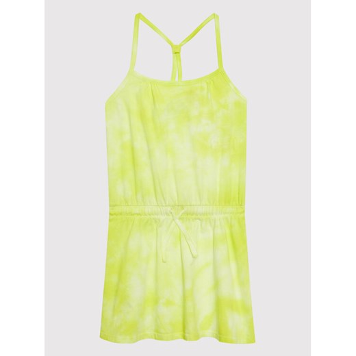 United Colors Of Benetton Sukienka letnia 3085CV004 Żółty Regular Fit ze sklepu MODIVO w kategorii Sukienki dziewczęce - zdjęcie 182606743