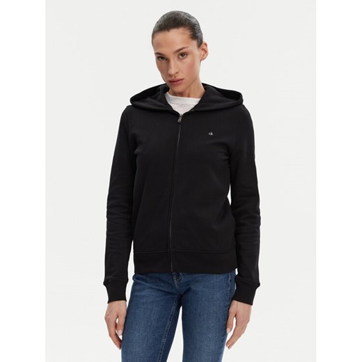 Calvin Klein Bluza K20K208426 Czarny Regular Fit ze sklepu MODIVO w kategorii Bluzy damskie - zdjęcie 182606781