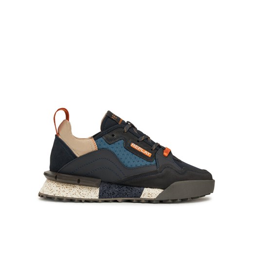 REPLAY Sneakersy GMS1P .000.C0054L Czarny ze sklepu MODIVO w kategorii Buty sportowe męskie - zdjęcie 182606782