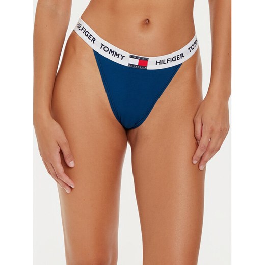 Tommy Hilfiger Figi klasyczne UW0UW05622 Niebieski ze sklepu MODIVO w kategorii Majtki damskie - zdjęcie 182606880