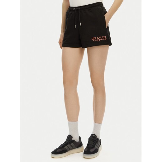 Fila Szorty sportowe Louches FAW1032 Czarny Regular Fit ze sklepu MODIVO w kategorii Szorty - zdjęcie 182606883