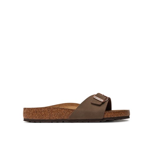 Birkenstock Klapki Madrid 0040091 Brązowy ze sklepu MODIVO w kategorii Klapki męskie - zdjęcie 182606982