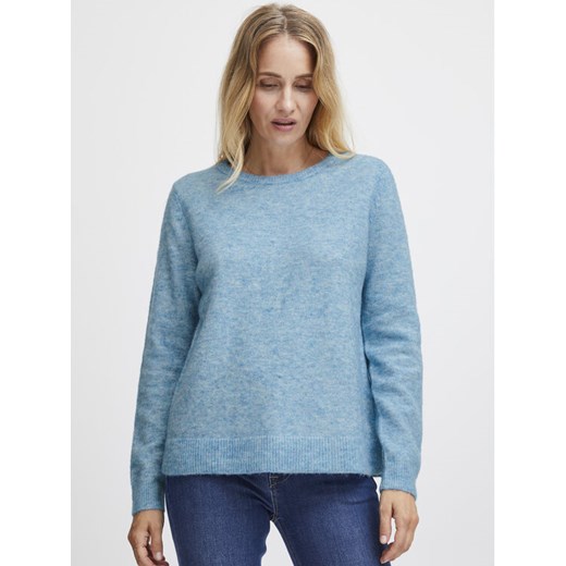 Fransa Sweter 20612833 Niebieski Regular Fit ze sklepu MODIVO w kategorii Swetry damskie - zdjęcie 182606994
