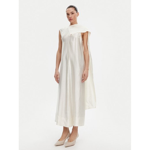 Herskind Sukienka koktajlowa Leroy 5547196 Biały Relaxed Fit ze sklepu MODIVO w kategorii Sukienki - zdjęcie 182607000