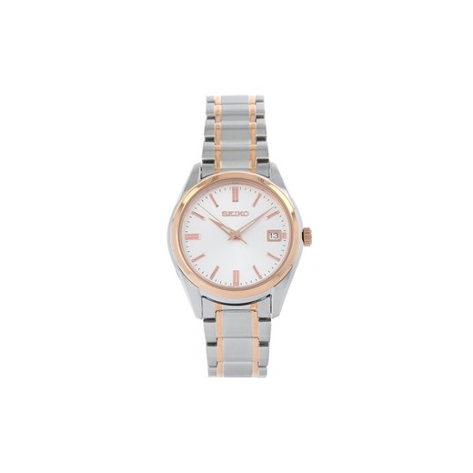 Seiko Zegarek Classic SUR322P1 Srebrny ze sklepu MODIVO w kategorii Zegarki - zdjęcie 182607014