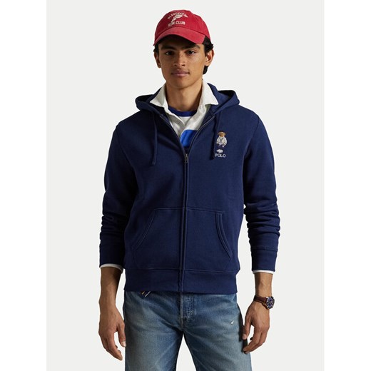Polo Ralph Lauren Bluza 710963820001 Granatowy Regular Fit ze sklepu MODIVO w kategorii Bluzy męskie - zdjęcie 182607021