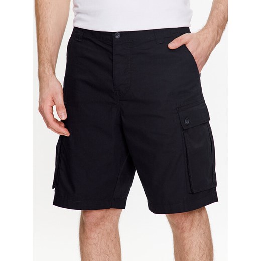 United Colors Of Benetton Szorty materiałowe 4LN5U9006 Czarny Regular Fit ze sklepu MODIVO w kategorii Spodenki męskie - zdjęcie 182607052