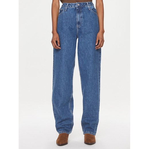 Calvin Klein Jeans Jeansy 90's J20J221680 Granatowy Straight Fit 27 MODIVO