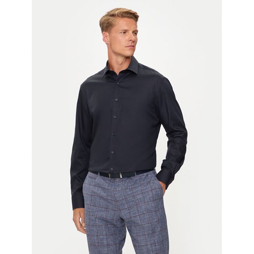 Pierre Cardin Koszula C6 11004.0301 Granatowy Regular Fit ze sklepu MODIVO w kategorii Koszule męskie - zdjęcie 182607070