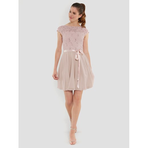 Swing Sukienka koktajlowa 77760510 Różowy Regular Fit ze sklepu MODIVO w kategorii Sukienki - zdjęcie 182607073