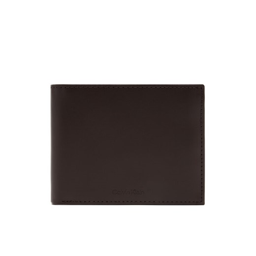 Calvin Klein Portfel męski Ck Premium Trifold 10Cc W/Coin K50K512849 Brązowy ze sklepu MODIVO w kategorii Portfele męskie - zdjęcie 182607080