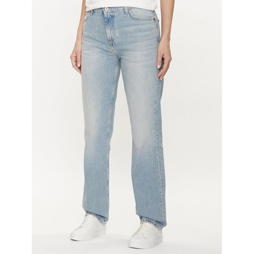 Mustang Jeansy Brooke 1013427 Niebieski Straight Fit ze sklepu MODIVO w kategorii Jeansy damskie - zdjęcie 182607090