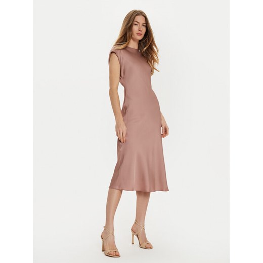 Calvin Klein Sukienka koktajlowa K20K207847 Różowy Slim Fit ze sklepu MODIVO w kategorii Sukienki - zdjęcie 182607102