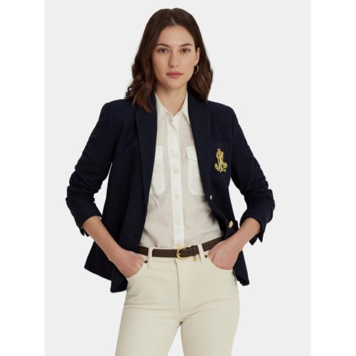 Lauren Ralph Lauren Marynarka 200797305005 Granatowy Slim Fit XXS MODIVO