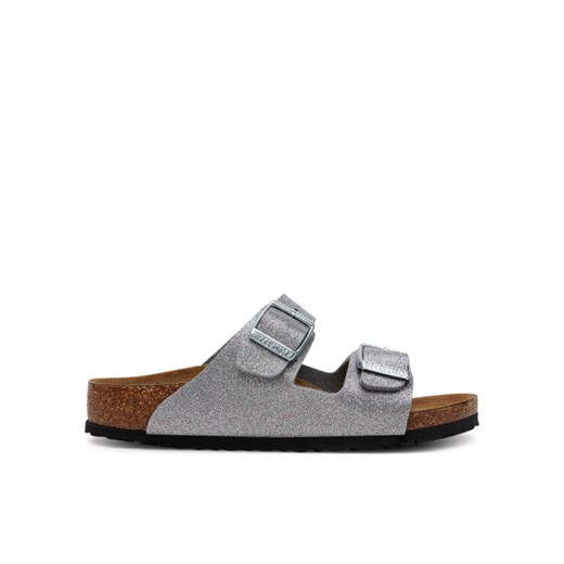 Birkenstock Klapki Arizona Kids 1029468 S Srebrny ze sklepu MODIVO w kategorii Klapki dziecięce - zdjęcie 182607130