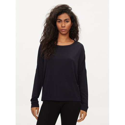 Tommy Hilfiger Bluzka UW0UW05196 Granatowy Relaxed Fit ze sklepu MODIVO w kategorii Bluzki damskie - zdjęcie 182607164