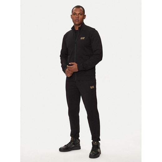 EA7 Emporio Armani Dres 8NPV60 PJVRZ 0208 Czarny Regular Fit ze sklepu MODIVO w kategorii Dresy męskie - zdjęcie 182607210