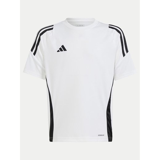 adidas Koszulka techniczna Tiro 24 Jersey IS1033 Biały Slim Fit ze sklepu MODIVO w kategorii T-shirty chłopięce - zdjęcie 182607234