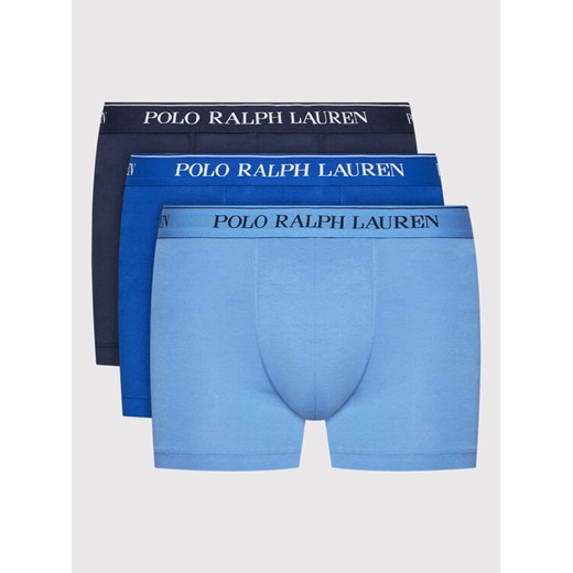Polo Ralph Lauren Komplet 3 par bokserek 714835885009 Niebieski ze sklepu MODIVO w kategorii Majtki męskie - zdjęcie 182607272