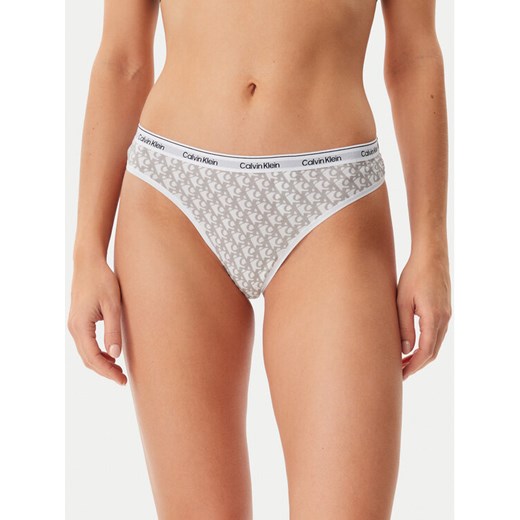 Calvin Klein Underwear Figi brazylijskie 000QD5246E Szary ze sklepu MODIVO w kategorii Majtki damskie - zdjęcie 182607283
