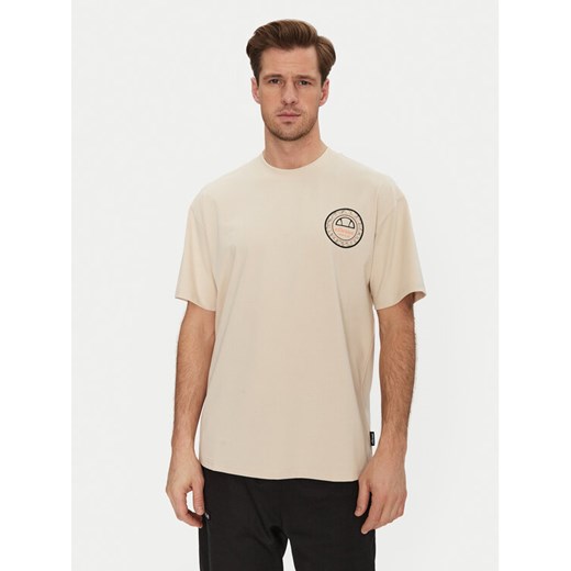 Ellesse T-Shirt Duomo SHZ21889 Beżowy Relaxed Fit ze sklepu MODIVO w kategorii T-shirty męskie - zdjęcie 182607294