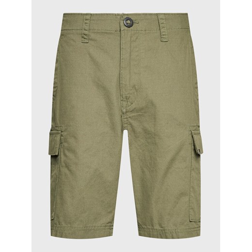 Volcom Szorty materiałowe March A0912302 Zielony Regular Fit ze sklepu MODIVO w kategorii Spodenki męskie - zdjęcie 182607323