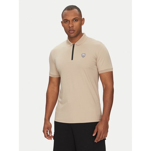 EA7 Emporio Armani Polo 8NPF13 PJRGZ U6155 Granatowy Regular Fit ze sklepu MODIVO w kategorii T-shirty męskie - zdjęcie 182607371