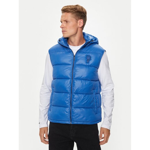 KARL LAGERFELD Kamizelka Vest 505091 543590 Niebieski Regular Fit ze sklepu MODIVO w kategorii Kamizelki męskie - zdjęcie 182607373