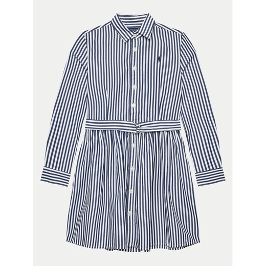 Polo Ralph Lauren Sukienka koszulowa 313934134003 Granatowy Regular Fit ze sklepu MODIVO w kategorii Sukienki dziewczęce - zdjęcie 182607381