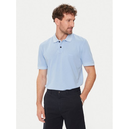 Boss Polo Prime 50507813 Niebieski Regular Fit ze sklepu MODIVO w kategorii T-shirty męskie - zdjęcie 182607454