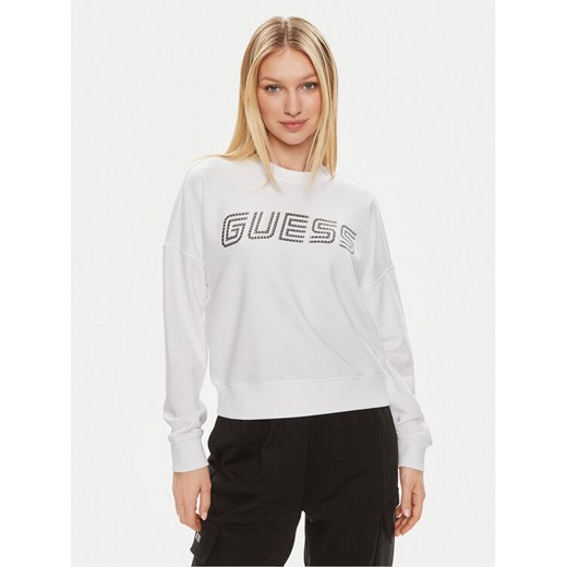 Guess Bluza Skylar V4GQ07 K8802 Biały Relaxed Fit ze sklepu MODIVO w kategorii Bluzy damskie - zdjęcie 182607470