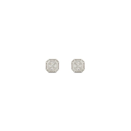 ICED STUFF Kolczyki Emerald Cut Białe złoto ze sklepu MODIVO w kategorii Kolczyki - zdjęcie 182607501