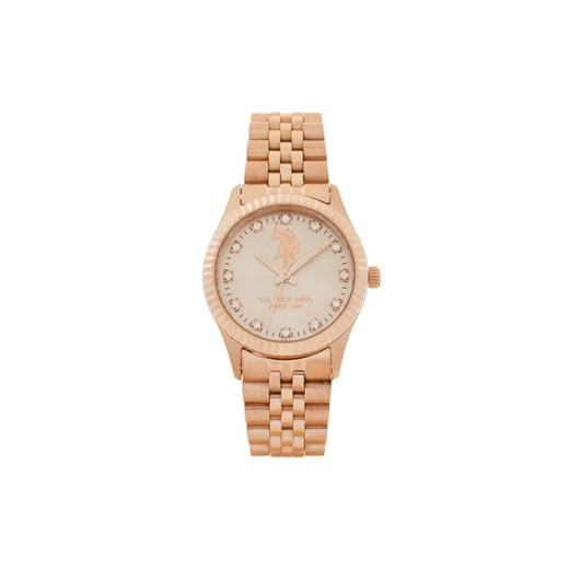 U.S. Polo Assn. Zegarek USP8368RG Złoty ze sklepu MODIVO w kategorii Zegarki - zdjęcie 182607542