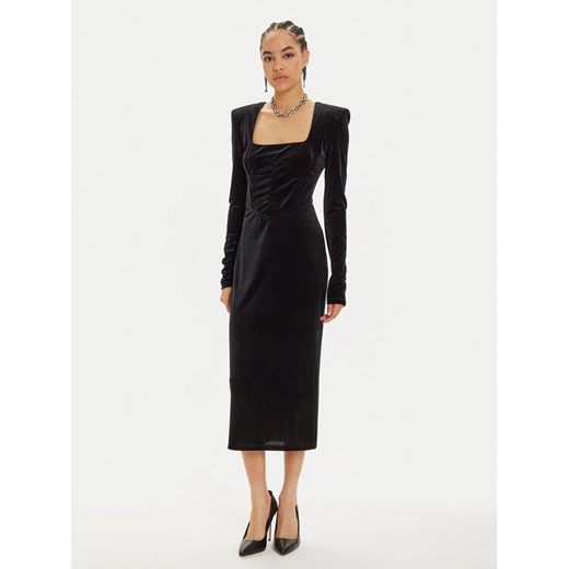 Patrizia Pepe Sukienka koktajlowa 2A2827 J230 Czarny Regular Fit Patrizia Pepe III MODIVO