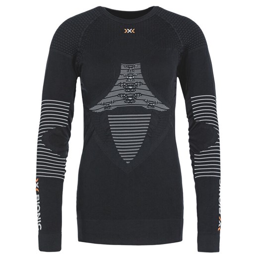 X-Bionic Bielizna termoaktywna górna Energizer 4.0 NGYT06W19W Czarny Slim Fit ze sklepu MODIVO w kategorii Bielizna termoaktywna damska - zdjęcie 182607614
