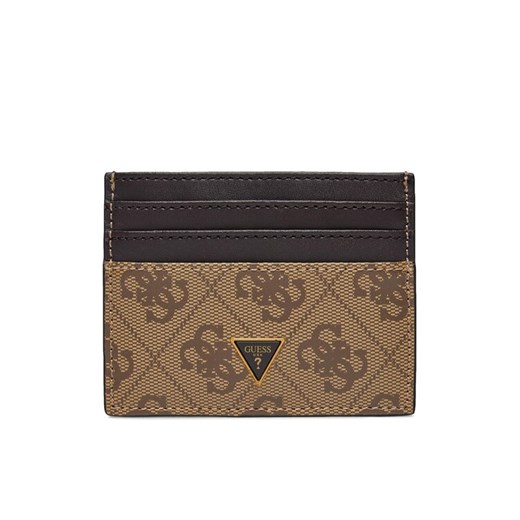 Guess Etui na karty kredytowe SMVELE LEA25 Beżowy ze sklepu MODIVO w kategorii Portfele męskie - zdjęcie 182607624