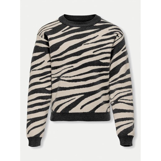 Kids ONLY Sweter 15320387 Czarny Regular Fit ze sklepu MODIVO w kategorii Swetry dziewczęce - zdjęcie 182607631
