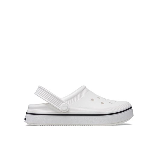 Crocs Klapki Crocs Crocband Clean Clog Kids 208477 Biały ze sklepu MODIVO w kategorii Sandały dziecięce - zdjęcie 182607632