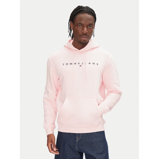 Tommy Jeans Bluza DM0DM20746 Różowy Regular Fit ze sklepu MODIVO w kategorii Bluzy męskie - zdjęcie 182607644