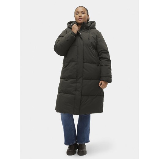 Vero Moda Curve Kurtka zimowa 10301538 Zielony Regular Fit ze sklepu MODIVO w kategorii Kurtki damskie - zdjęcie 182607660