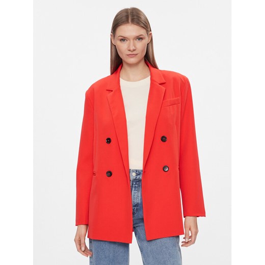 Brave Soul Marynarka LJK-PRIMA2PKD Czerwony Regular Fit ze sklepu MODIVO w kategorii Marynarki damskie - zdjęcie 182607713