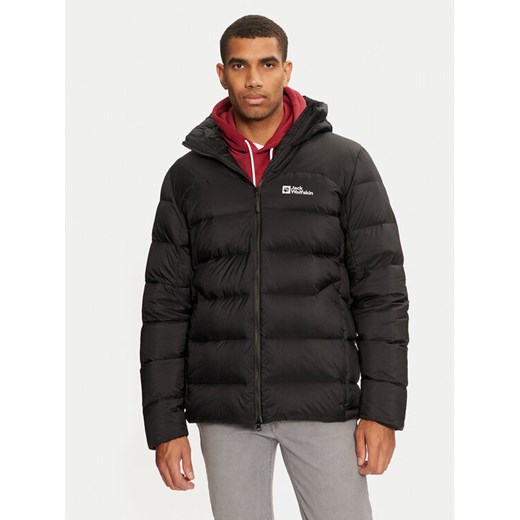 Jack Wolfskin Kurtka puchowa Nebelhorn A61827 Czarny Regular Fit ze sklepu MODIVO w kategorii Kurtki męskie - zdjęcie 182607731