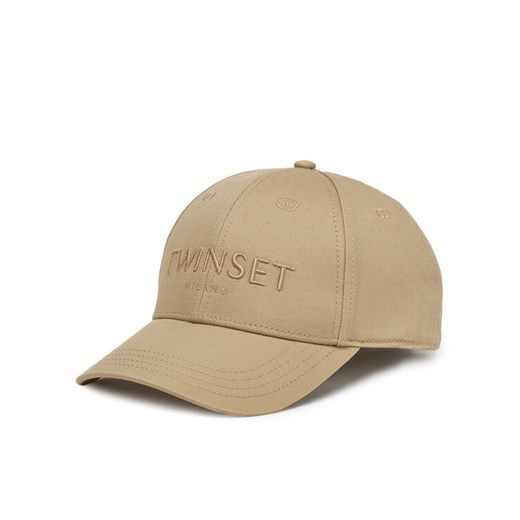 TWINSET Czapka z daszkiem 251TA4280 Beżowy ze sklepu MODIVO w kategorii Czapki z daszkiem damskie - zdjęcie 182607762